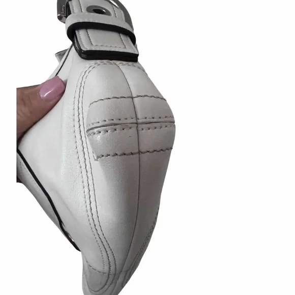 Coach Elegant Off White Leather Shoulder Bag Soho Authentic - Picture 8 of 17